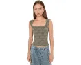 Топ Free People Love Letter Cami с цветочным жаккардом и рюшами