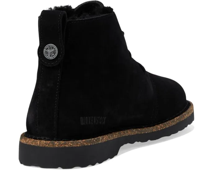 Ботинки Birkenstock Uppsala Mid на шнуровке из замши с подкладкой из овчины
