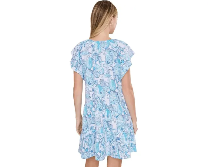 Льняное платье Norella от Lilly Pulitzer с цветочным принтом