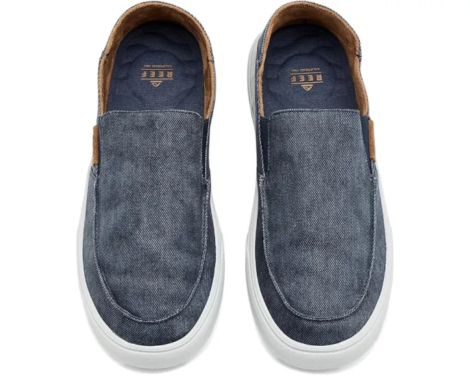 Мокасины Reef Swellsole Pacific с хлопковым верхом и стелькой из пены с памятью