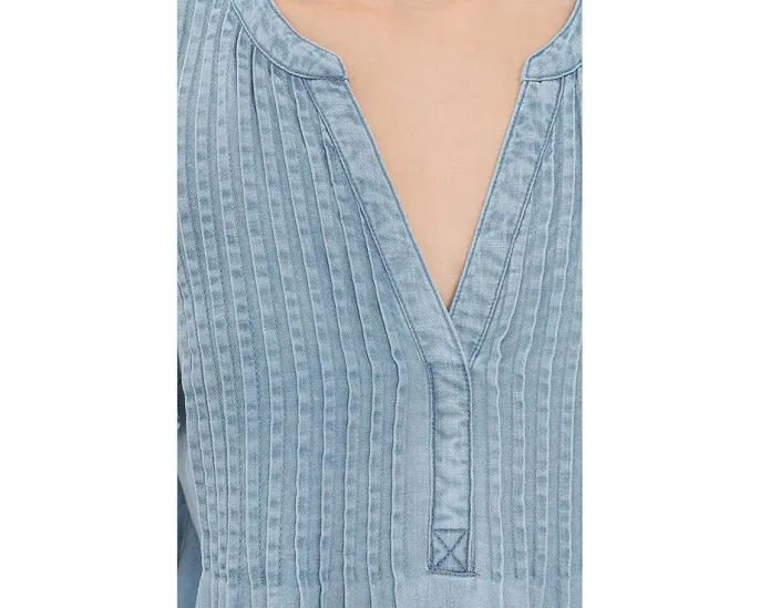 Блуза Liverpool Los Angeles с рукавами-фонариками и защипами