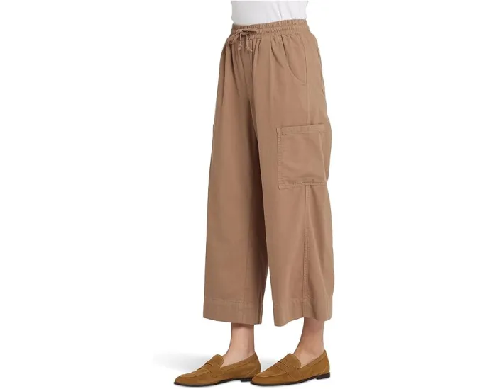 Брюки карго NYDJ Whitney в цвете Toasted Coconut с завязками на талии