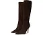 Ботильоны Nine West Gerty из замши темно-коричневого цвета на каблуке