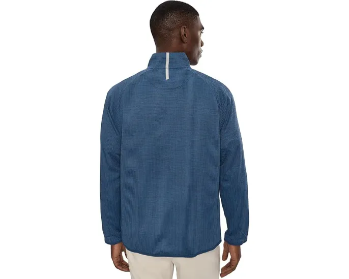 Толстовка Tommy Bahama Palm Pro Half Zip с вафельной тканью и защитой от ультрафиолета