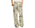 Брюки Lauren Ralph Lauren из льна с принтом пальмовых листьев
