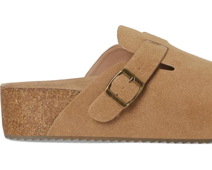 Мюли Qwest-P на платформе из веганской замши и пробки от MIA