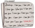 Мини-кошелек для карт с тиснением I Love You из кожи от Kate Spade New York