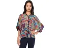 Блуза-кардиган Johnny Was Flow Shrug Silvana из шелка с цветочным принтом