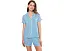 Short Sleeve Notch Collar Boxer PJ Set