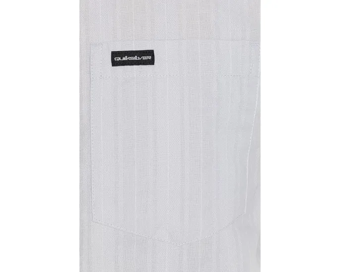 Рубашка Quiksilver Dobby Stripe Classic Woven с оксфордской полосой и нагрудным карманом