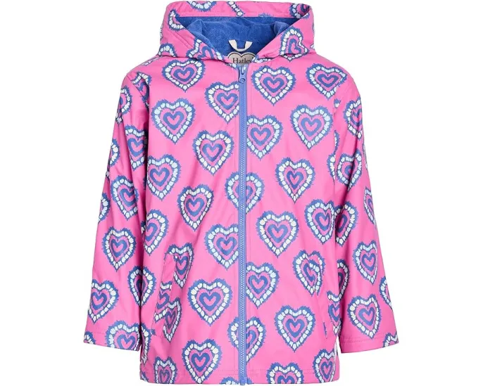 Дождевик Hatley Heart Burst с эффектом смены цвета на молнии