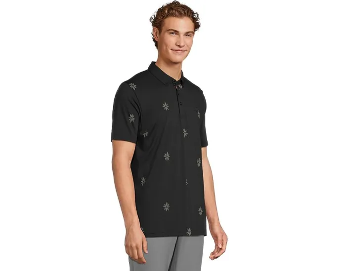 Футболка-поло Rome Around от TravisMathew с принтом по всей поверхности