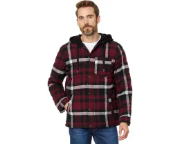 Пуховик Levi's с клетчатым стеганым узором из хлопка