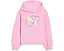 Детская толстовка Charmed Pullover Hoodie от Puma розового цвета с блеском