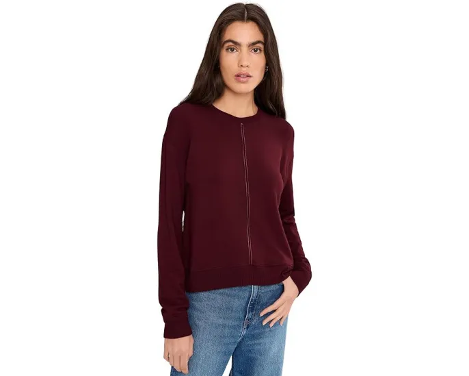 Свитер Splendid Supersoft с отделкой из вельвета и волокнами ECOVERO