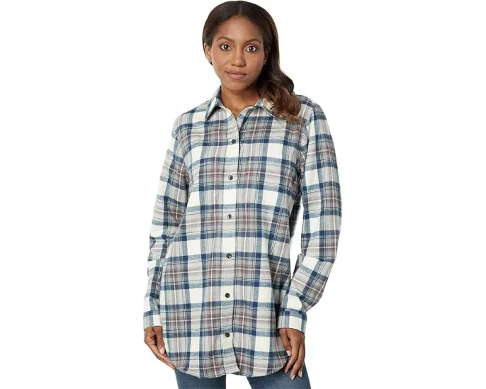 Туника L.L.Bean Scotch Plaid Flannel из хлопка в клетку