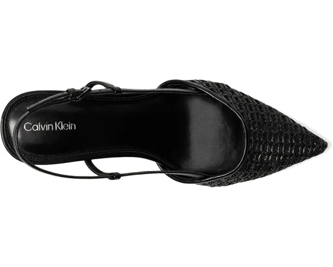 Туфли Juliesa на шпильке с острым носком и плетеным декором