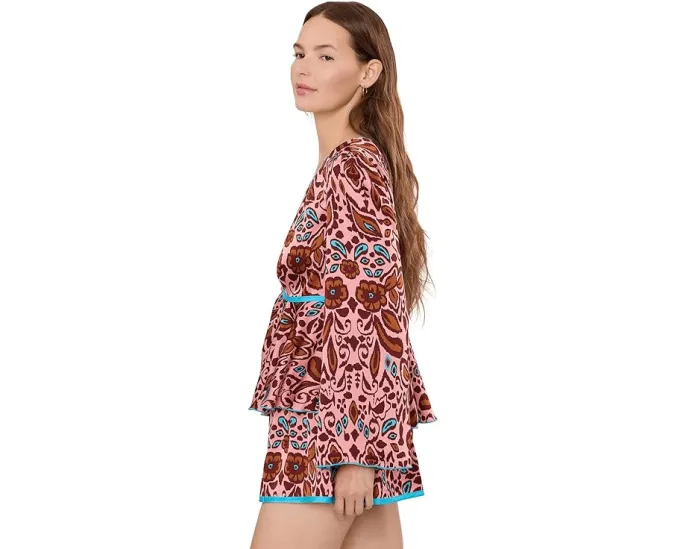Free People комплект Bed To Brunch Set с цветочным принтом