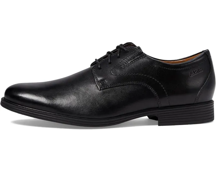Clarks Оксфорды Whiddon Plain из натуральной кожи с круглым носком