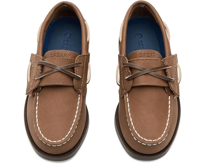 Детские мокасины Sperry Authentic Original с застежкой на липучке