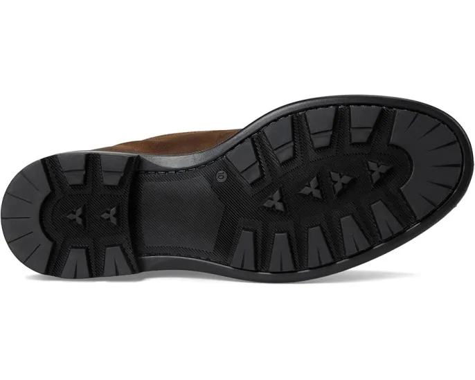 Ботинки To Boot New York Piero высотой до икры на устойчивом каблуке из замши