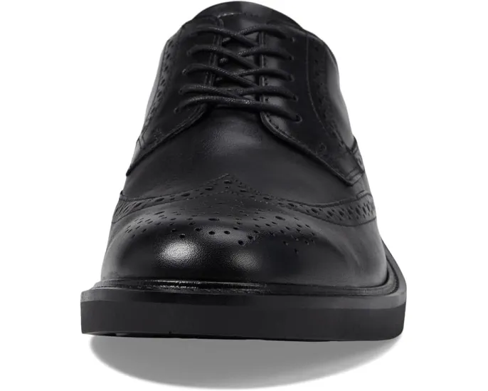 Оксфорды ECCO London Wing Tip с перфорацией и кожаным верхом