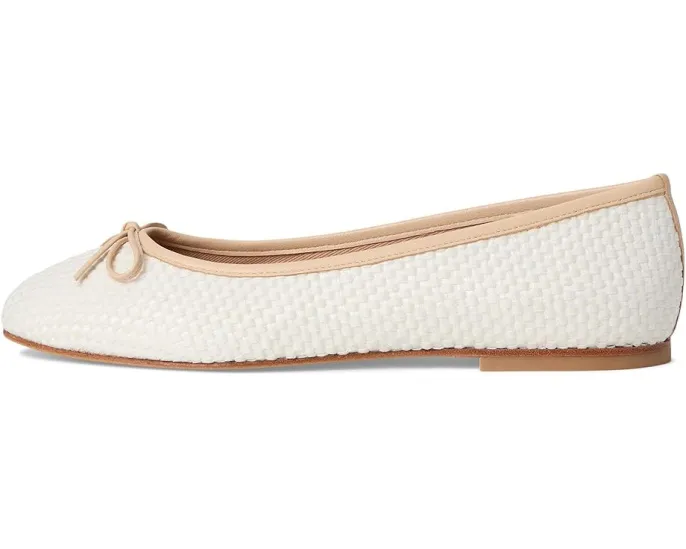 Балетки French Sole Marge из конопляного полотна с бантом и стелькой EVA