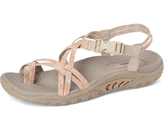 Сандалии Skechers Reggae Positive Space с технологией Stretch Fit и подошвой Reggae