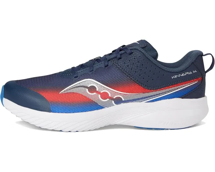 Детские кроссовки Saucony Kinvara 14 LTT с сетчатым верхом и амортизацией PWRRUN