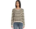 Свитер Georgie Stripe с полосками и круглой горловиной из мягкого кашемирового микса