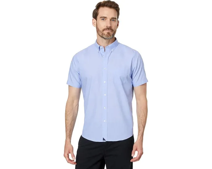 Короткая рубашка UNTUCKit без складок с карманом и закругленным подолом