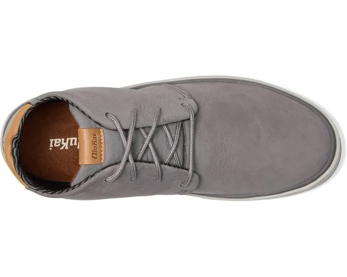 Ботинки OluKai Papaku ‘Ili Chukka из мягкой водонепроницаемой кожи с круглым носком