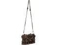 Замшевая сумка-клатч в виде цветка Suede Flower Clutch Bag FARM Rio