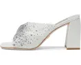 Босоножки Badgley Mischka Camelia на устойчивом каблуке с камнями стразами и квадратным мысом