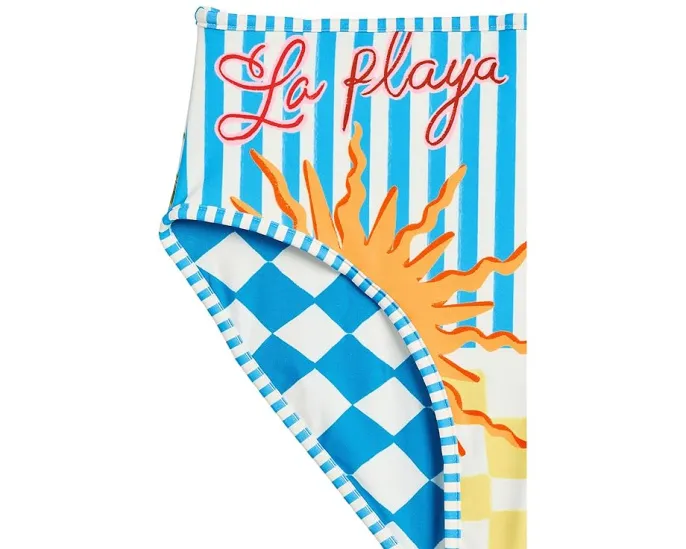 Детский купальник Beach Static Anse для девочек от Maaji Kids с полностью реверсивным принтом