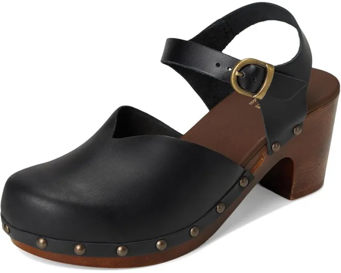 Сандалии Sanita Solaima на каблуке с регулируемой застежкой и поддержкой свода