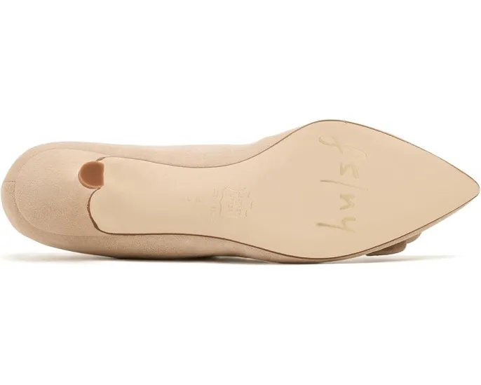 Туфли-лодочки Robin из замши с пряжкой и каблуком kitten heel от French Sole