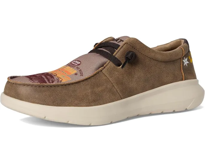 Мокасины Ariat Hilo Sendero из зерненой кожи и замши с графическим принтом