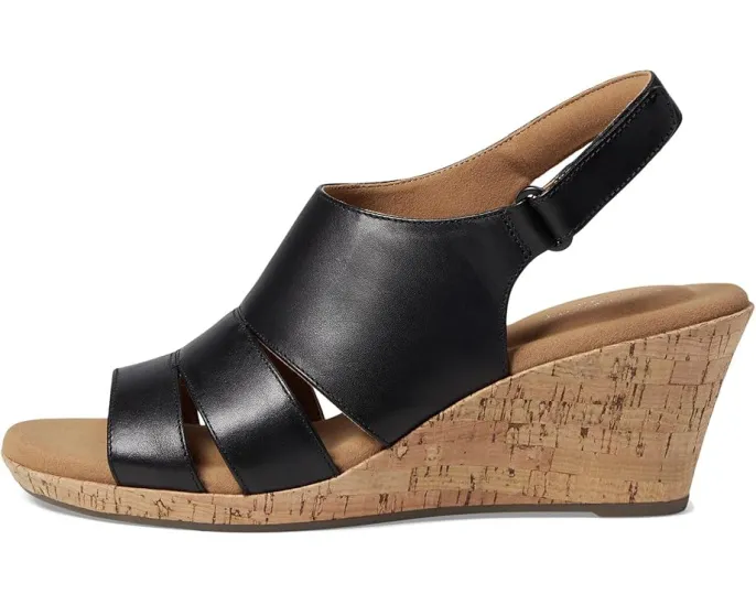 Босоножки Rockport Briah Sling на клиновидном каблуке из натуральной кожи