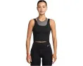 Топ Nike One Fitted Dri-FIT Cropped с технологией отвода влаги