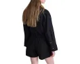 Шорты Zoe из 100% льна Jet Black Madewell