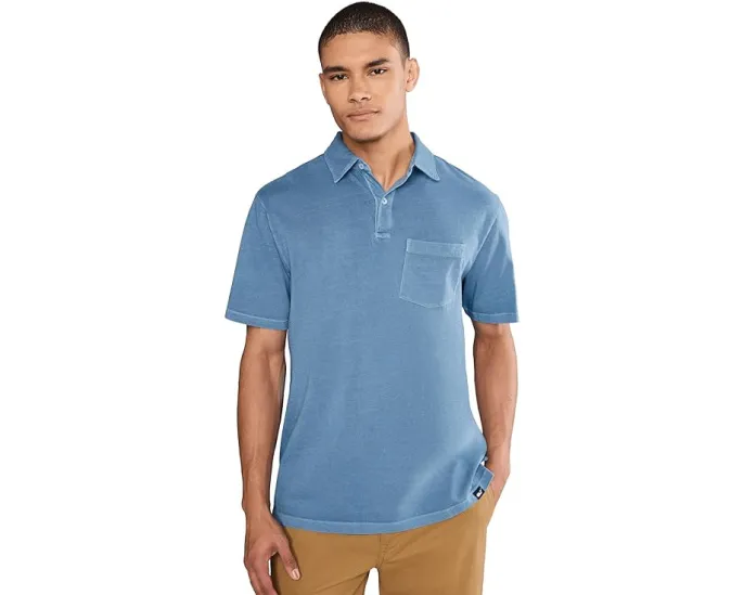 Поло Vineyard Vines Surf Polo из пима-хлопка с карманом на груди