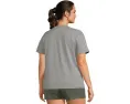 Короткая футболка Prana Everyday из органического хлопка с круглым вырезом