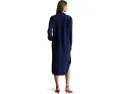 Платье-рубашка Double-Faced Georgette Shirtdress из жоржета Lauren Ralph Lauren