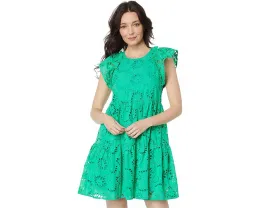 Короткое платье Maggy London Eyelet Mini с вышивкой в стиле ажура