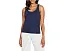 Топ NIC+ZOE Shimmer Trimmed Tank с блестками и V-образным вырезом
