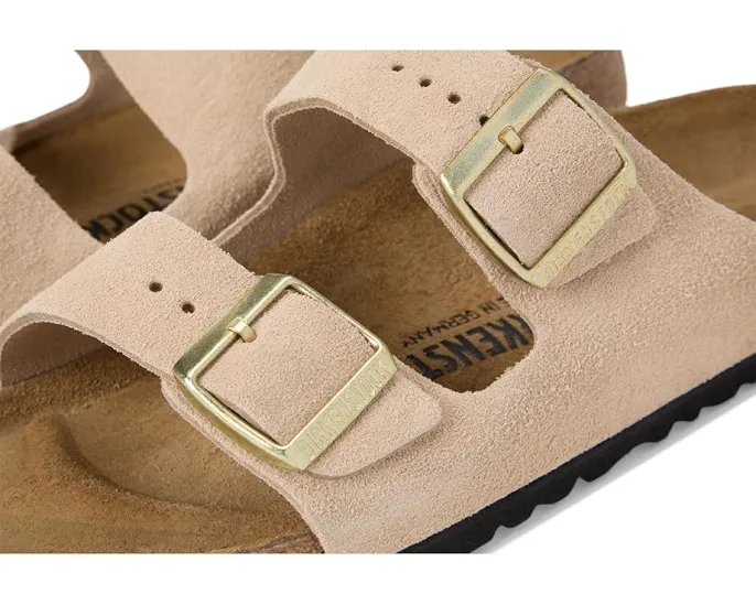 Сандалии Birkenstock Arizona из мягкой замши с анатомической стелькой