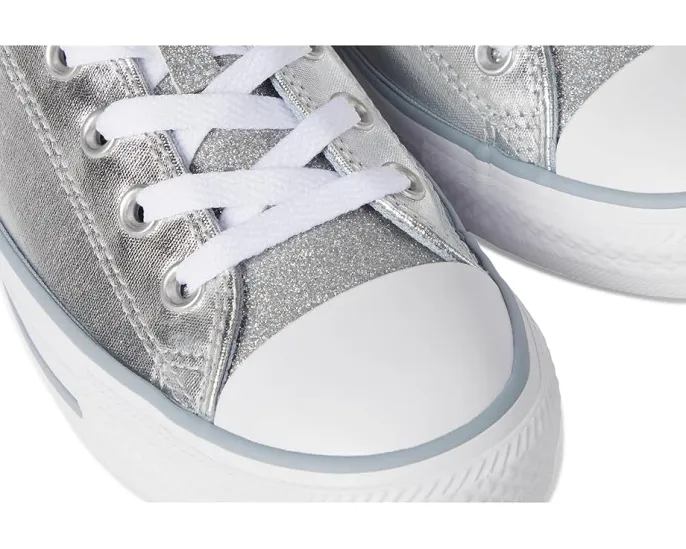 Converse Кроссовки Chuck Taylor All Star Sparkle с блестками и металлическим канвасом