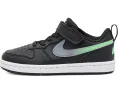 Кроссовки Nike Court Borough Low Fade для детей Black и Illusion Green
