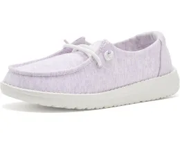 Hey Dude Kids Wendy Y Stretch Jersey Lilac с мягким эластичным верхом